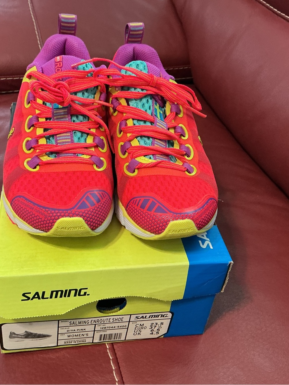 Salming Diva Pink Women's Running Shoes Enroute Size 6.5